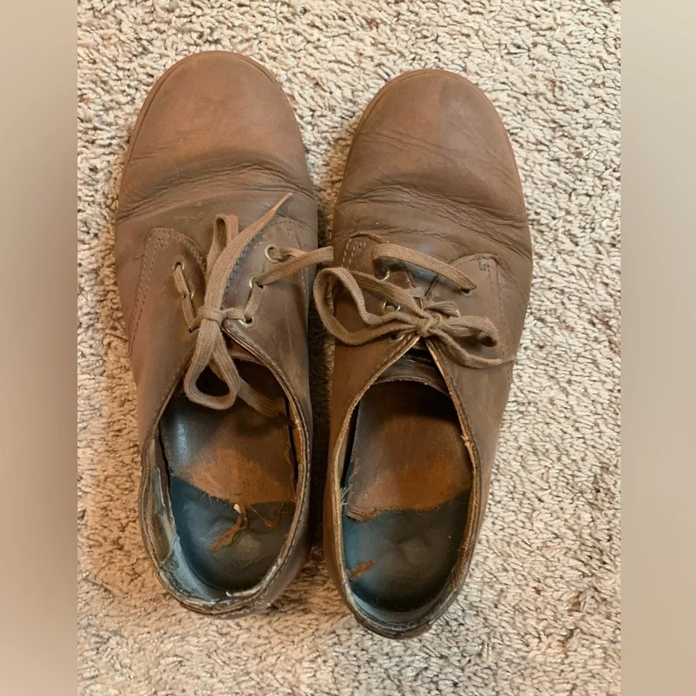 Vintage Dr. Martens Nubuck Boots Lace Up Chukka Brown Size 10
